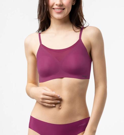 Triumph SLOGGI ZERO FEEL AIR BRALETTE - Wine - Non-wired Bra