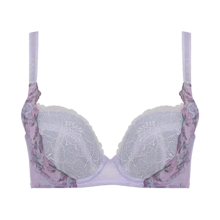 【SALE】天使のブラ スリムライン レッドレーベル バイ トリンプ0118 ブラジャー, パープル, product image number 0