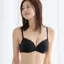 夢みるブラ ライト ブラジャー フローラルミスト, ブラック, model image number 0