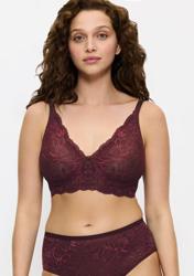 Soutien-gorge sans armature en microfibre et tulle Noir Daily Confort