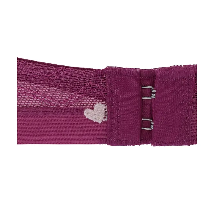 【WEB/アウトレット限定】きゅっと寄せブラ ブラ＆ショーツセット スウィンギングブーケ【一部カラーSALE】, パープル, product image number 2