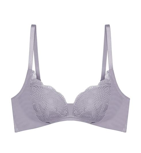 Triumph MODERN CURVY NON-WIRED PADDED BRA - Morandi grey - Non-wired Bra