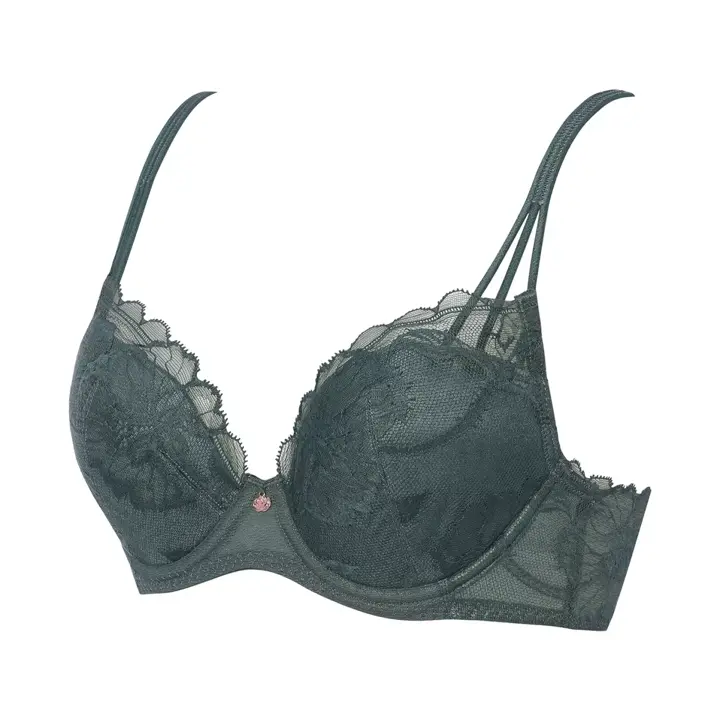 フロラーレ リュクス5001 ブラジャー(パッドなし)【一部カラーSALE】, グリーン, product image number 2