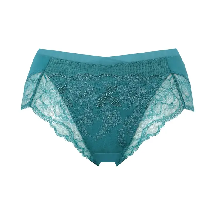 フロラーレ リュクス5012 はきこみ深めショーツ, グリーン, product image number 0