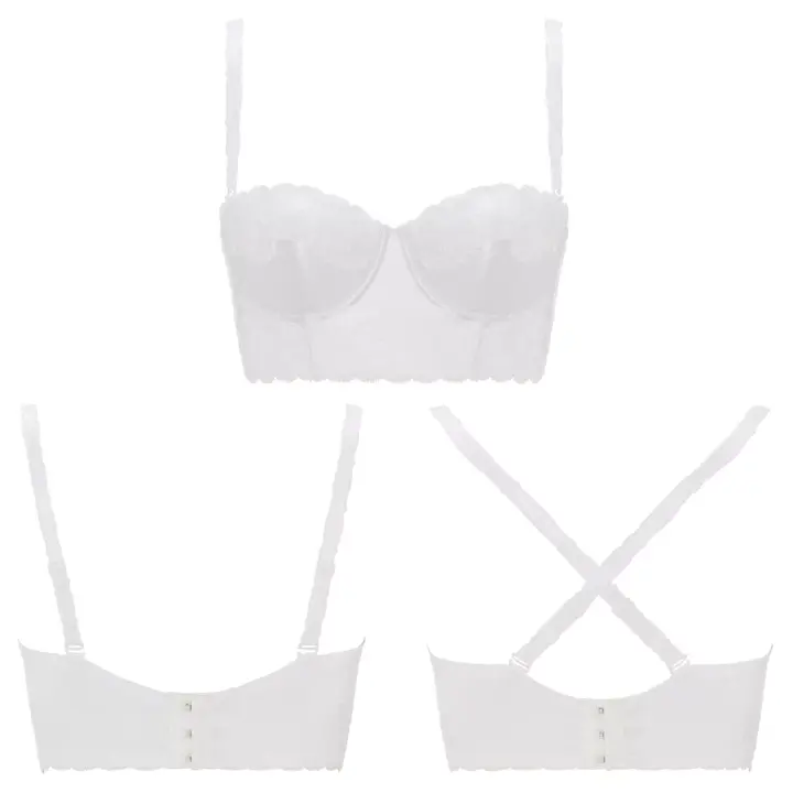ブライダルインナー ロングブラジャー(ウエディング), ホワイト, product image number 5