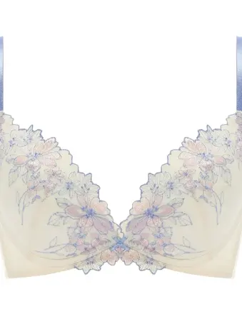 Daily AMOSTYLE デコルテビューティーブラ ブラ＆ショーツセット フローラルハーモニー