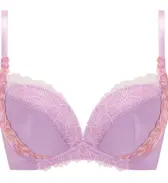 【SALE】天使のブラ(R) スリムライン554 ノンワイヤーブラジャー, パープル, product image number 0