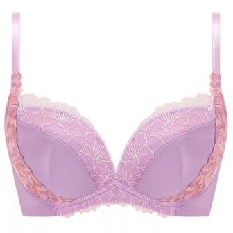 【SALE】天使のブラ(R) スリムライン554 ノンワイヤーブラジャー, パープル, product