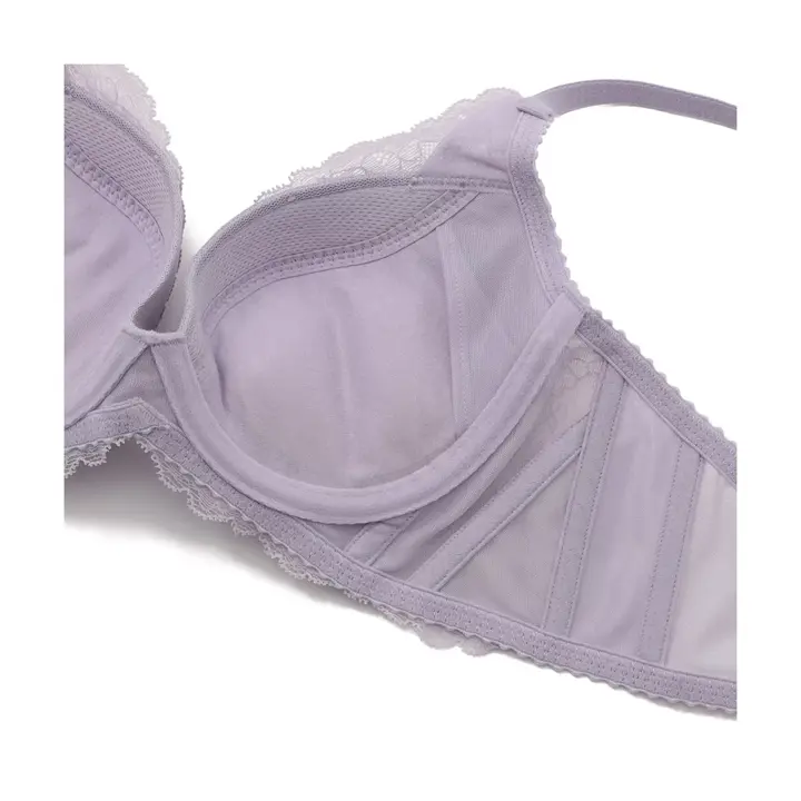 【SALE】【WEB限定】脇高シェイプアップブラ　シャイニング バタフライ, パープル, product image number 3