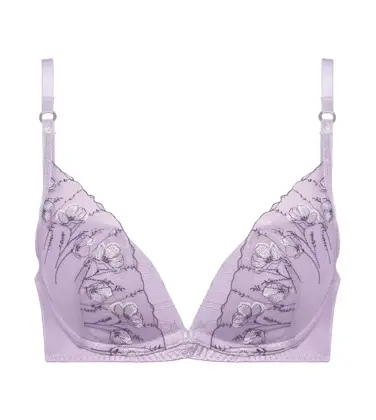 【WEB限定】夢みるブラ ノンワイヤー プレスド フラワー
