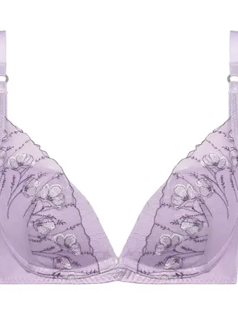 【WEB限定】夢みるブラ ノンワイヤー プレスド フラワー