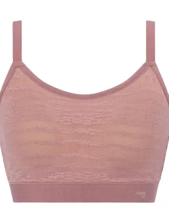 スロギー フリー オールラウンド レース ノンワイヤーブラジャー ラージ