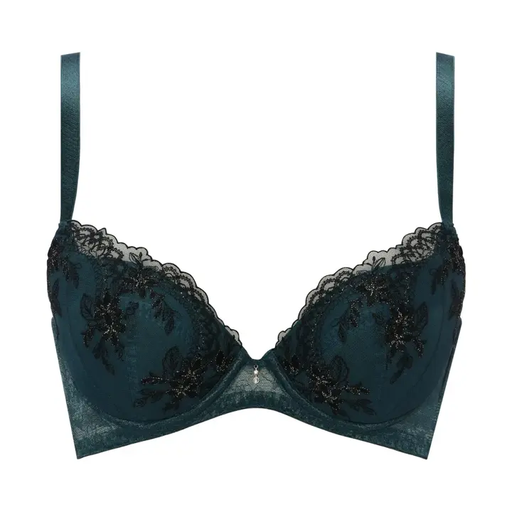 天使のブラ スリムライン644 ブラジャー, グリーン, product image number 0