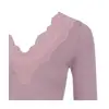 9分袖トップ 保湿インナー, パープル, swatch
