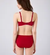 天使のブラ スリムライン644 レギュラーショーツ, レッド, model image number 2