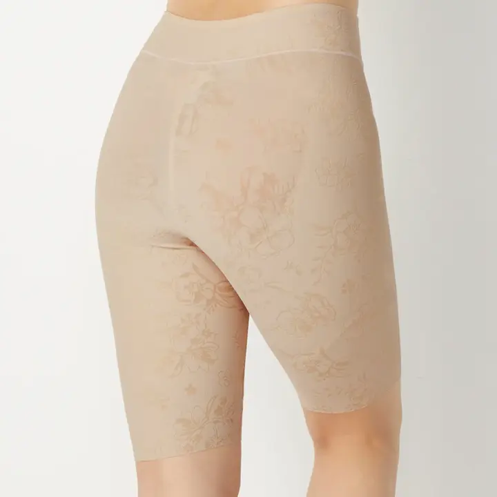 モモスリムガードル ロングガードル, ベージュ, model image number 2