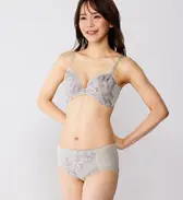 【SALE】レッドレーベル バイ トリンプ0119 はきこみ深めショーツ, グレー, model image number 1