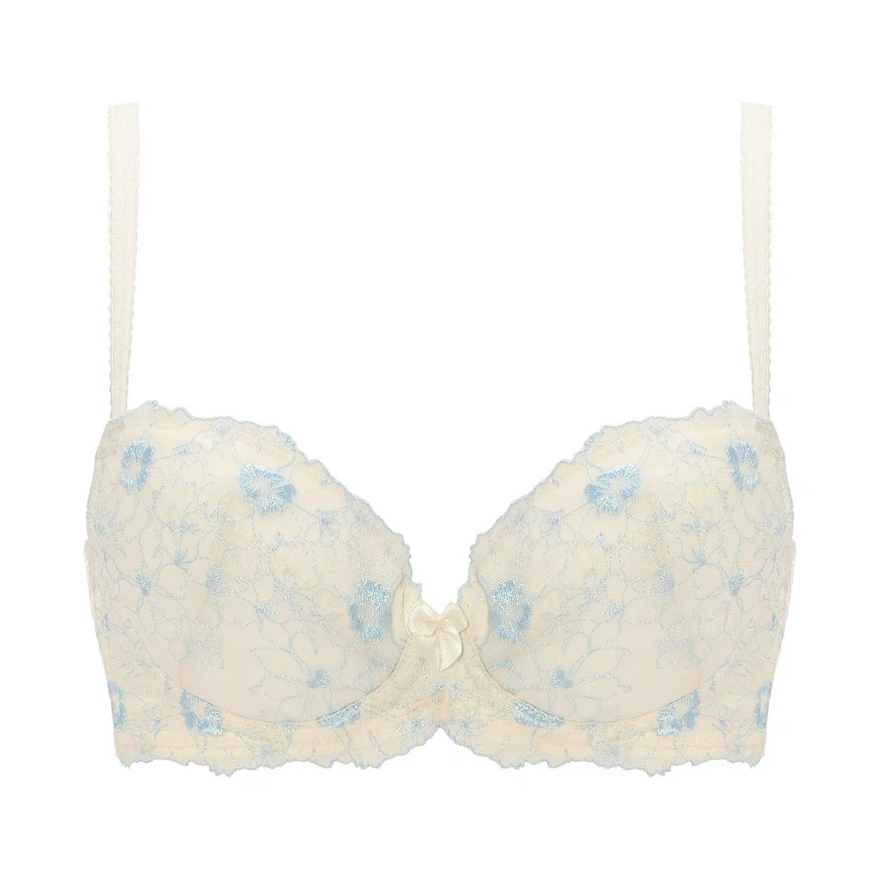 美胸フィットブラ アザレア ブラジャー, ホワイト, product image number 0