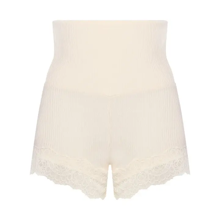 1分丈ボトム 保湿インナー, ホワイト, product image number 0