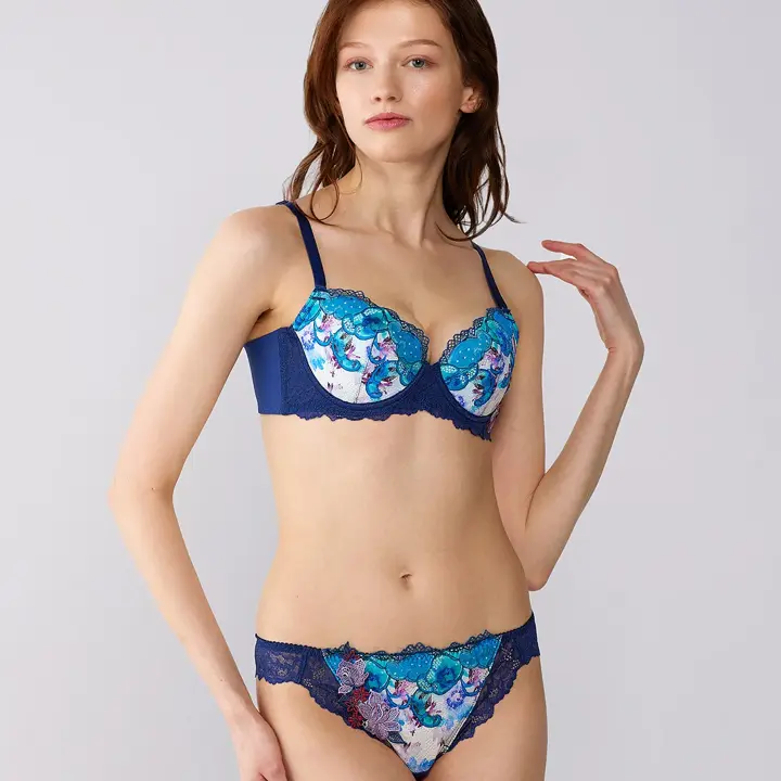 レッドレーベル バイ トリンプ0120 ストリング, ブルー, model image number 1