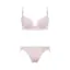 Daily AMOSTYLE 寄せブラ プチプラ ブラ＆ショーツセット クラシックフラワー, パープル, product image number 1