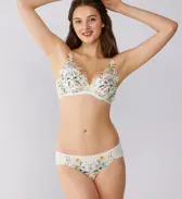 天使のブラ スリムライン632 レギュラーショーツ3【一部カラーSALE】, ホワイト, model image number 1