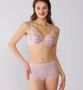 トリンプ プレミアム ゴールドレーベル4005 ブラジャー(パッドなし), パープル, model image number 1