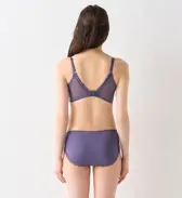 【SALE】レギュラーショーツ ブルーミングフラワー, ブルー, model image number 2