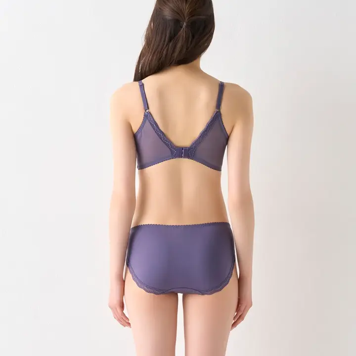 【SALE】レギュラーショーツ ブルーミングフラワー, ブルー, model image number 2