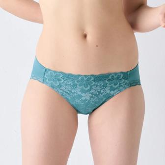 夢みるブラ(R) ノンワイヤー ブラ＆ショーツセット ドリームデイリリー【一部カラーSALE】, ブルー, model image number 1