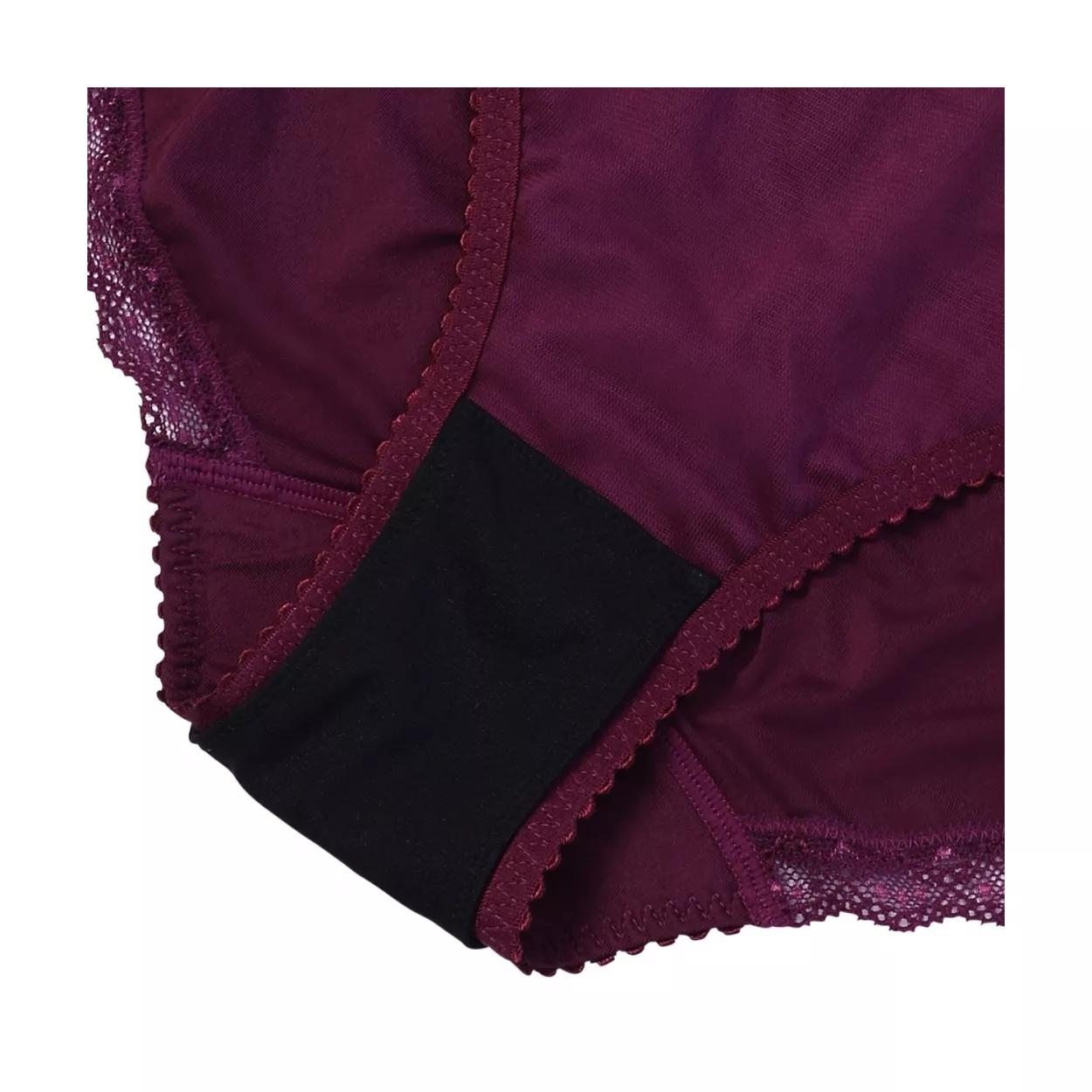 サニタリー(レギュラー) ラインアートステッチ【一部カラーSALE】, パープル, product image number 3