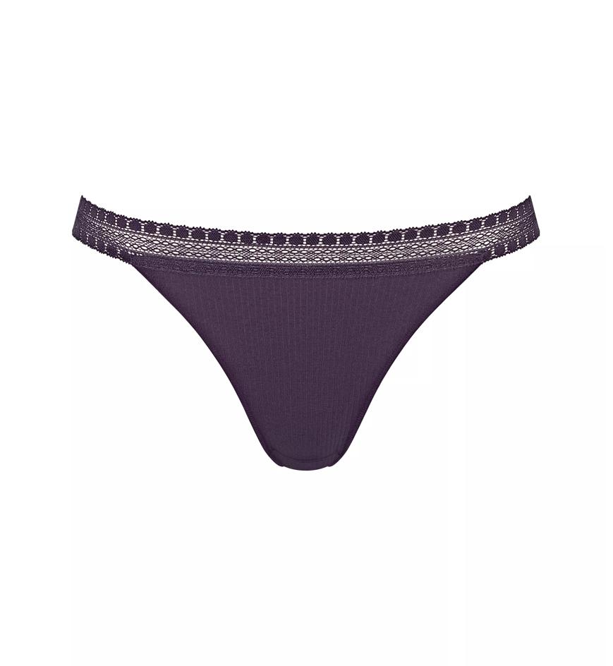 Sloggi SLOGGI GO RIBBED TANGA TWIN PACK - Blueberry - Bikini
