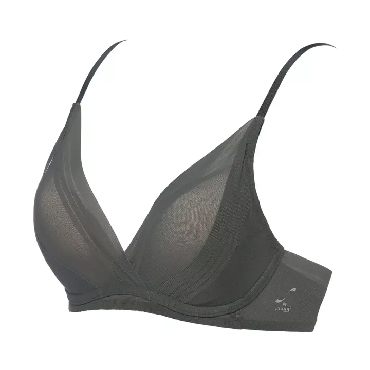 エス バイ スロギー シアー ノンワイヤーブラ, グリーン, product image number 2