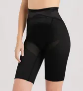 スピードシェイパー618  ロングガードル, ブラック, model image number 0