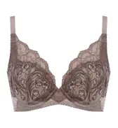 すっきりなめらかシルエット4011 ブラジャー(パッドなし), ブラウン, product image number 0