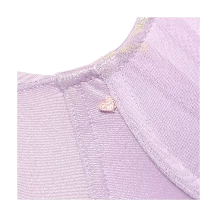 【SALE】夢みるブラ(R) ノンワイヤー スリムライン ノンワイヤーブラジャー ダンシングリリー, パープル, product image number 1
