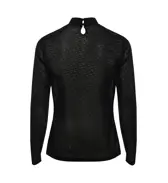 【SALE】シグネチャーシアー592 長袖トップ, ブラック, product image number 1