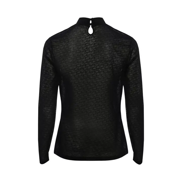 【SALE】シグネチャーシアー592 長袖トップ, ブラック, product image number 1