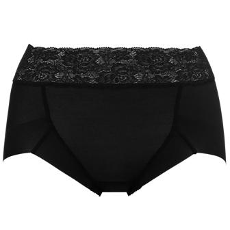 【SALE】トリンプ7000　サニタリーショーツ(はきこみ深め), ブラック, product
