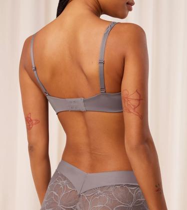 BODY MAKE-UP ILLUSION LACE in GREY