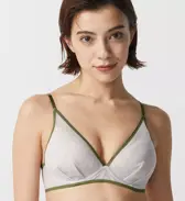 エス バイ スロギー センシュアル ノンワイヤーブラ, グレー, model image number 0