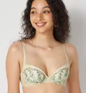 【SALE】エアリーフィールブラ ハートブルームガーデン, ベージュ, model image number 0