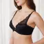 【SALE】フロラーレ リュクス3010 ブラジャー(パッドなし), ブラック, model image number 4