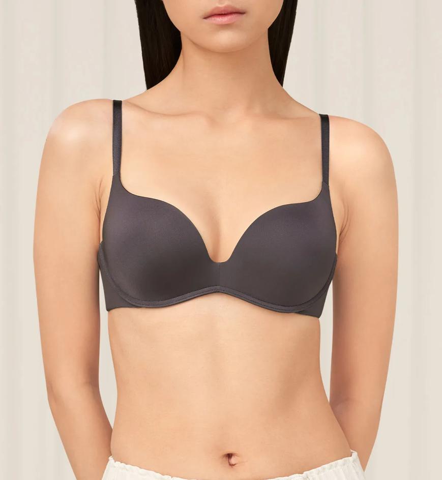 Triumph Maximizer 819 Non-Wired Push Up Bra - Graphite - Non-wired Bra