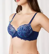 【SALE】レッドレーベル バイ トリンプ0105 ブラジャー, ブルー, model image number 4