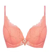 【SALE】夢みるブラ(R) DeepV マイフラワー, ピンク, product image number 0