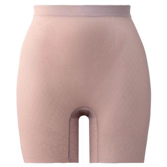 【SALE】楽らく係496 1分丈ガードル［ソフト］, ブラウン, product image number 0