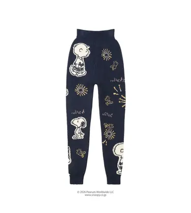 スロギー Warmer SNOOPY G083 ９分丈ニットパンツ