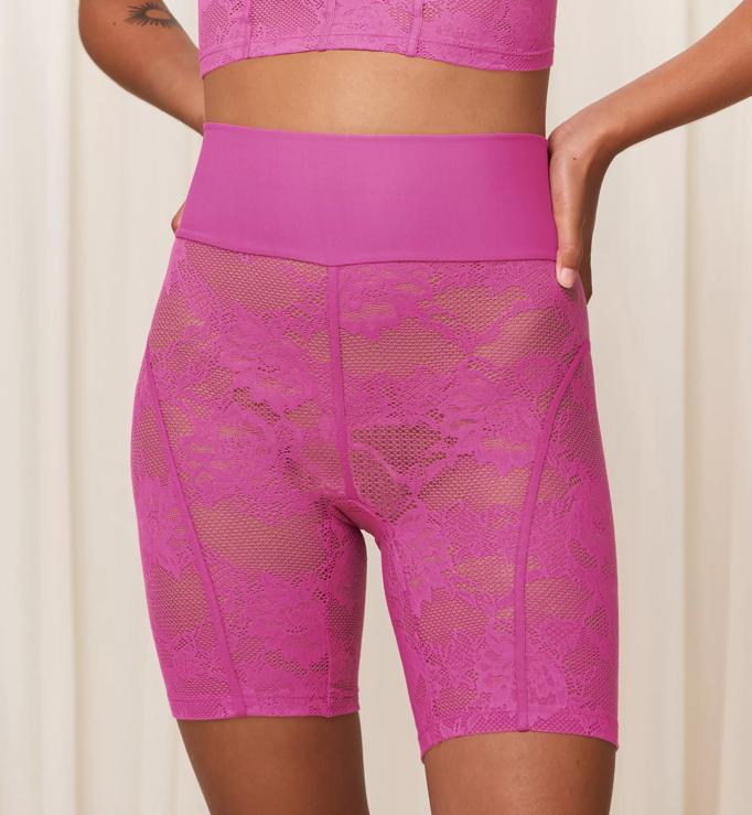 Jockey Women's Underwear Skimmies Wicking Slipshort, Pink,L 
