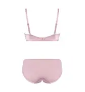 【SALE】夢みるブラ DeepV ブラ＆ショーツセット ブルーミングペタルス, パープル, product image number 1